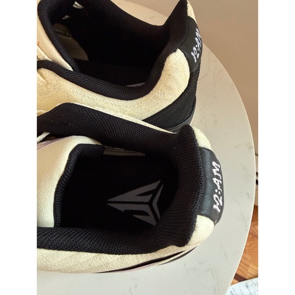 Nike Ja 2 12:AM Kids Basketball Shoes Cream Black Pink FD7328-101 6.5Y - Picture 4 of 5